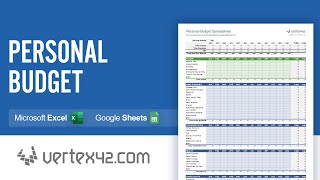 How to use the Personal Budget Spreadsheet [upl. by Oiramel]