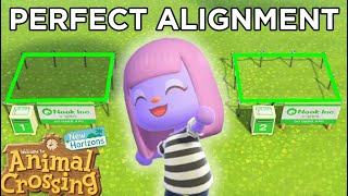 How to Line Up Villagers Houses in Animal Crossing [upl. by Aikahc]