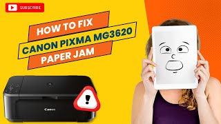 How to Fix Canon Pixma MG3620 Paper Jam  Printer Tales [upl. by Nichols319]