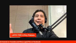 LAPID FIRE NI ROY MABASA  JAN 4 2023 [upl. by Stine]