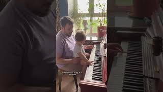 Gavriil is trying to play Jazz in his 1y 7monts Part 2 [upl. by Fonz]