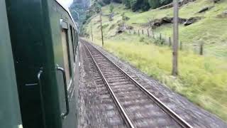 Da Erstfeld a Göschenen parte 26 video dal finestrino treno speciale Sciaffusa  Luino 27072024 [upl. by Colene881]