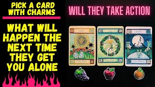 👤❤️‍🔥WHAT WILL HAPPEN THE NEXT TIME THEY GET YOU ALONE💞🔮CHARMTAROT PICK A CARD🔮 [upl. by Aiekal681]