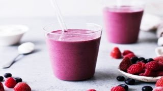 Liver Detox Smoothie  Berries Smoothie [upl. by Aynna]