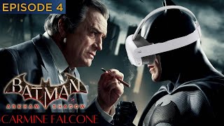 Face off Carmine Falcone  Batman Arkham Shadow Ep 4 Hindi Vr Gameplay Meta Quest 3 [upl. by Cohla977]