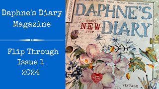 Daphnes Diary Magazine Issue 1 2024 Flip Through [upl. by Odrareve]