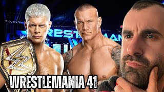 WrestleMania 41 Match Card Predictions Part 1 7 Months [upl. by Erotavlas]