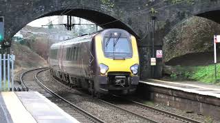 Trains at Gravelly Hill 180224 inc 37057 [upl. by Aicitan]