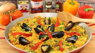 Como Hacer Paella Mixta  Mariscos Y Carnes [upl. by Melc938]