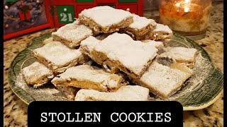 NOSTALGIC CHRISTMAS  STOLLEN COOKIES [upl. by Ynohtnakram]