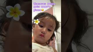 AANYA LOVES TIKTOK🤪 babyaanya cute tiktok toddler funny mom daughter play cutebaby shorts [upl. by Risay117]