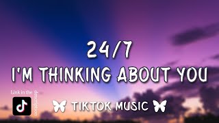 Celina Sharma amp Harris J  247 Lyrics 247 Im thinking about you TikTok Song [upl. by Leahcimluap989]