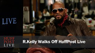 RKelly Walks Off HuffPost Live [upl. by Blanding790]