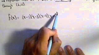 Finding a Unique 5th Degree Polynomial Given the Roots or Zeros [upl. by Feola]