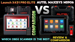 LAUNCH X431 PRO Elite vs Autel MaxiSys MS906Pro Review amp Comparison [upl. by Drew318]