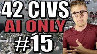 Civ 5 Gameplay Brave New World Let’s Play  AI Only ALL CIVS MOD Part 15 [upl. by Womack]