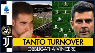 THIAGO MOTTA METTE CAMBIASO E CONCEIÇAO IN PANCHINA  UDIENESE JUVENTUS FORMAZIONI [upl. by Searby]