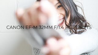 Canon EFm 32mm f14 Indoor Portraits BTS  Canon M50 [upl. by Burk]