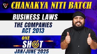 Companies Act 2013 CA Foundation Business Laws One Shot  CA Gurpreet Singh 📚 [upl. by Tobit]