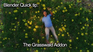 Blender Quick Tip The Graswald Addon [upl. by Etteuqram]