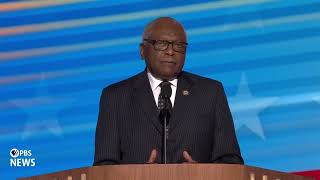 WATCH Rep James Clyburn speaks at 2024 Democratic National Convention  2024 DNC Night 1 [upl. by Sitsuj346]