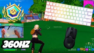 GK61 ASMR Chill🤩 Arena Gameplay🏆 Satisfying Keyboard Fortnite 360 FPS Smooth 4K [upl. by Manwell687]