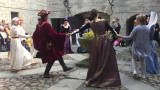 Medieval dance teaching [upl. by Ardet]