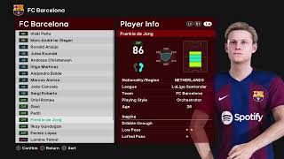 BARCELONA 20232024 Full Facepack PES 2021SPFL2023 [upl. by Cestar442]