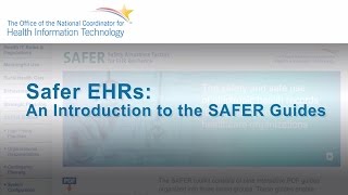 SAFER Guides for EHRs [upl. by Nylime]