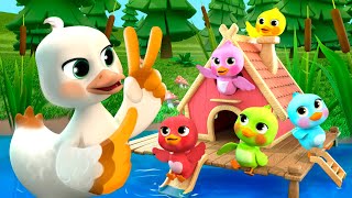 Five Little Ducklings Song More Lalafun Nursery Rhymes amp Kids Songs [upl. by Conny221]