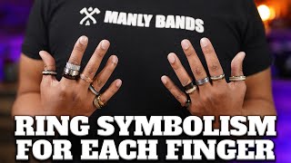 What Rings Mean on Each Finger  Symbolism For Men [upl. by Vijnas312]