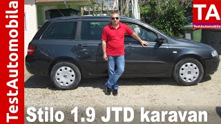 FIAT Stilo 19 JTD karavan TEST [upl. by Crystie]