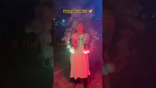 Happy Diwali 🪔 Shorts YTShorts Diwali VishalMishra DiwaliCrackers DiwaliCelebration Apurva [upl. by Conrad]