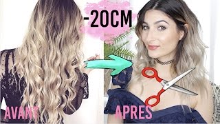 20CM ✂️Jai coupé mes cheveux moimême 😱🤓 [upl. by Bunns]