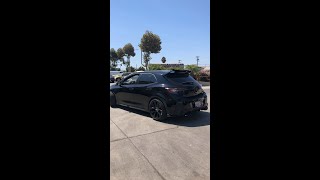 Corolla Hatchback muffler deleteQuad blue tipped exhaust [upl. by Adnicul868]