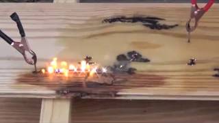 Burning Lichtenberg Figures into Wood [upl. by Nnarual]