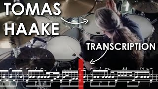 Tomas Haake Drum Solo Transcription [upl. by Tran394]