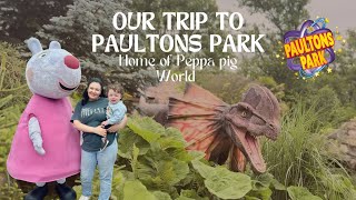 OUR TRIP TO PAULTONS PARK  Peppa Pig World  UK Theme Park  Mum and Toddler [upl. by Nnaillij]