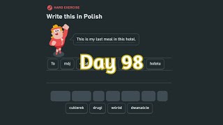 Learning Polish every day until Im fluent  Day 98 [upl. by Beale]