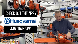 About the Husqvarna 445 Chainsaw [upl. by Latea478]