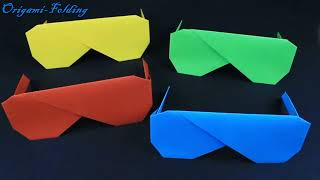 How to make glasses out of paper [upl. by Asirral]