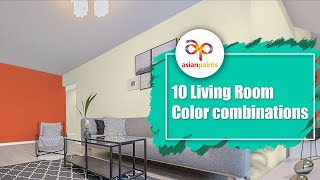 10 Living Room Light Color combinations of Asian Paints with codes asianpaints colorcombinations [upl. by Yttik]