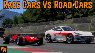 Race Cars Vs Road Cars On Forza Motorsport [upl. by Keene]