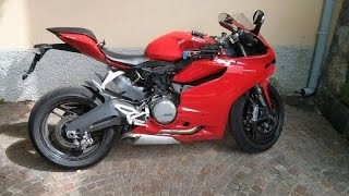 Ducati 899 Panigale exhaust sound acceleration and fly by [upl. by Clemente]