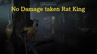 Ellie vs Rat King Boss No damage taken Grounded Gameplay PS5 Last of us part 2 remastered [upl. by Nnaeitak]