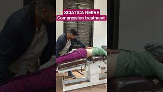 SCIATIC nerve Compression Treatment in jaipur drsuniltank chiropractor sciatica shortsfeed [upl. by Rawley357]