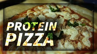 FITNESS PIZZA SCHNELL GEMACHT UND GÜNSTIG LOW CARB VIEL PROTEIN [upl. by Ahsieym]