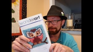 Wonderart Latch Hook Kit  UnboxingReviewTutorial [upl. by Frederico325]