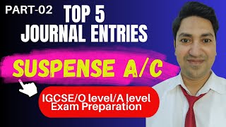 5 Journal Entries for CORRECTION OF ERRORS  How to Prepare SUSPENSE ACCOUNT Part2 [upl. by Aimej]