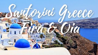 Santorini Greece Day 2  Walking around Fira and Oia  Cowell Chan [upl. by Brigham830]